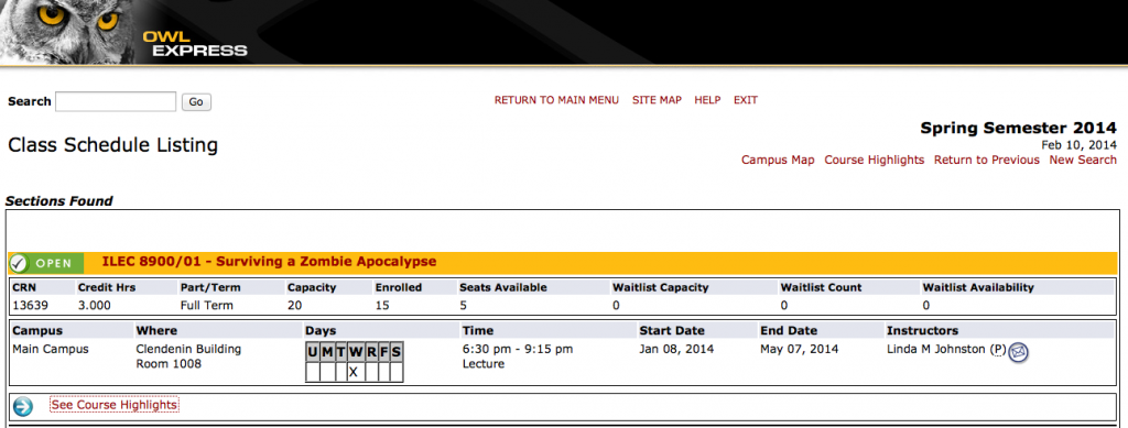 Too late to register and classes canceled for Snowpocalyse anyway!