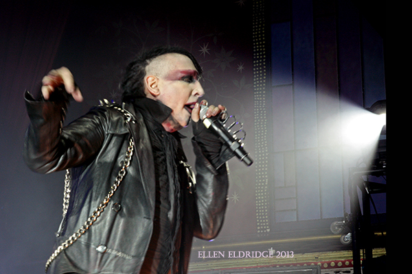 Marilyn Manson plays Tabernacle Atlanta July 17, 2013. Photo by Ellen Eldridge - click for review and full gallery published in Atlanta Music Guide